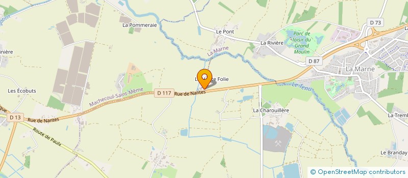 localisation de l'entreprise TDFI  PAULX