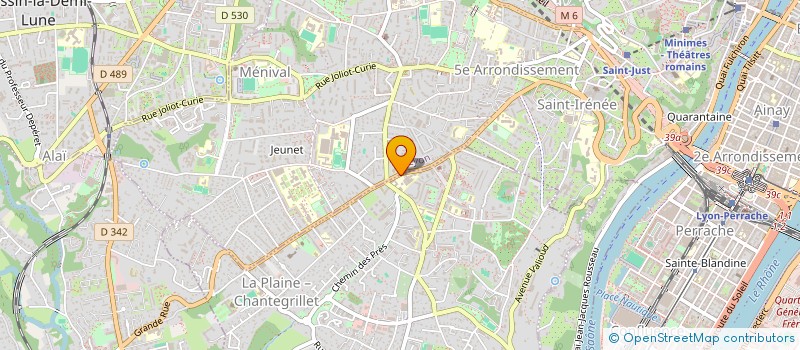 localisation de l'entreprise TDG'SAZ LYON  LYON