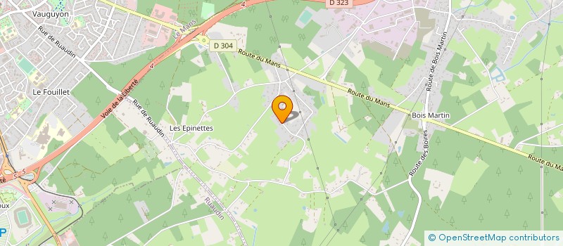 localisation de l'entreprise TDG TRANSPORTS à CHANGE