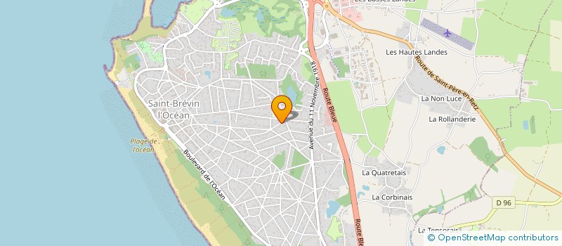 localisation de l'entreprise TDGL à SAINT-BREVIN-LES-PINS