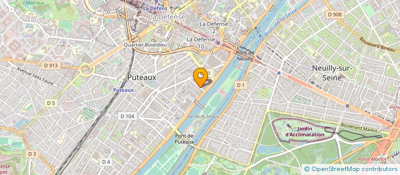 localisation de l'entreprise TDH à PUTEAUX