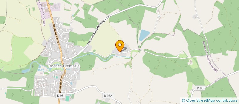 localisation de l'entreprise TDH  ROCHES-PREMARIE-ANDILLE