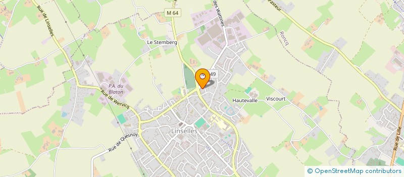 localisation de l'entreprise TDH à LINSELLES