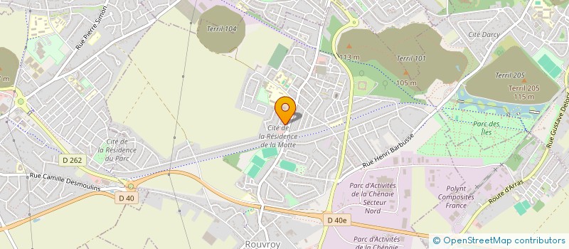 localisation de l'entreprise TDH CONSTRUCTION  ROUVROY