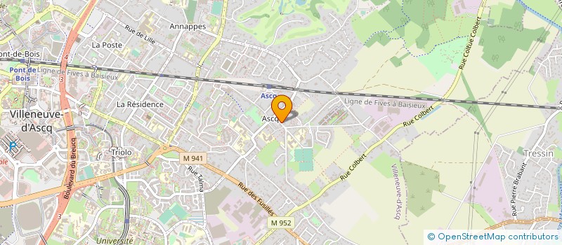 localisation de l'entreprise TDH SYSTEMES à VILLENEUVE-D'ASCQ