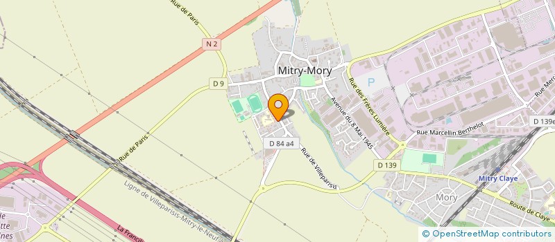 localisation de l'entreprise TDI à MITRY-MORY