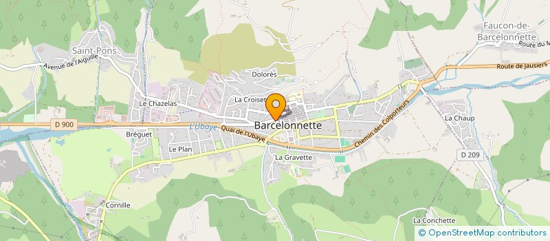 localisation de l'entreprise TDI à BARCELONNETTE