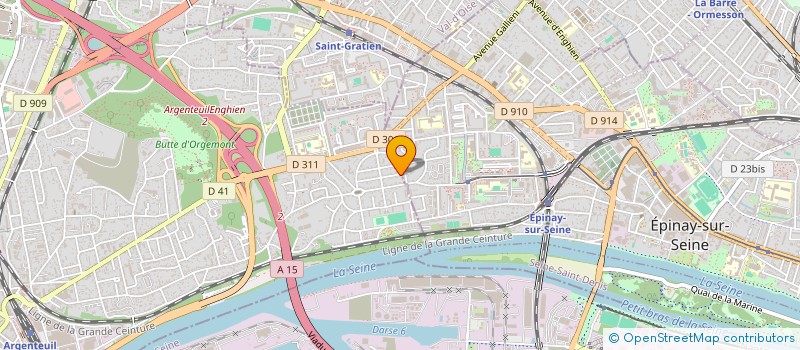 localisation de l'entreprise TDI BRAND à ARGENTEUIL