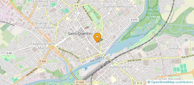 localisation de l'entreprise TDI CARS POWER à SAINT-QUENTIN