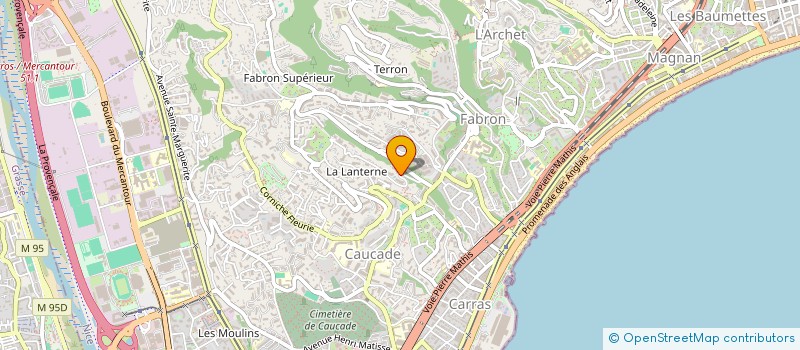 localisation de l'entreprise TDI CONSEIL  VALBONNE