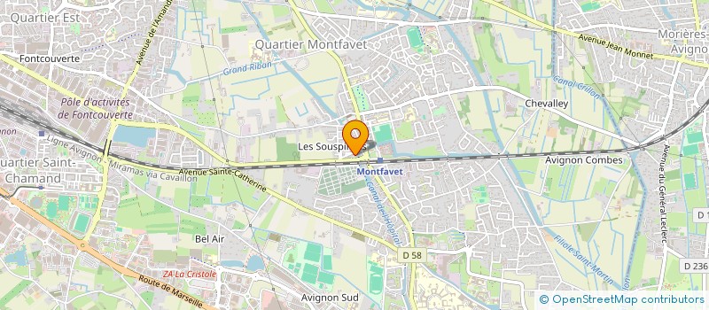 localisation de l'entreprise TDI SERVICES à AVIGNON