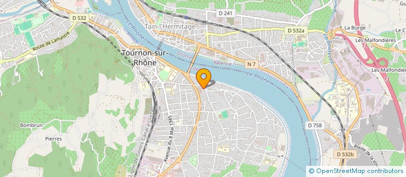 localisation de l'entreprise TDIBM à TOURNON-SUR-RHONE