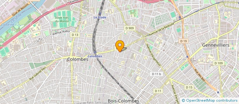 localisation de l'entreprise TDIM  COLOMBES