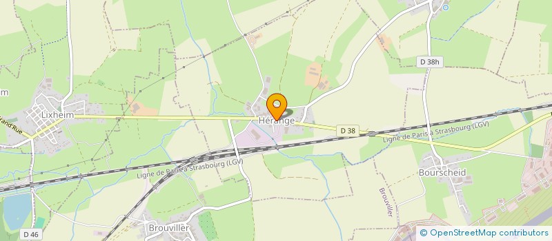 localisation de l'entreprise TDK à HERANGE