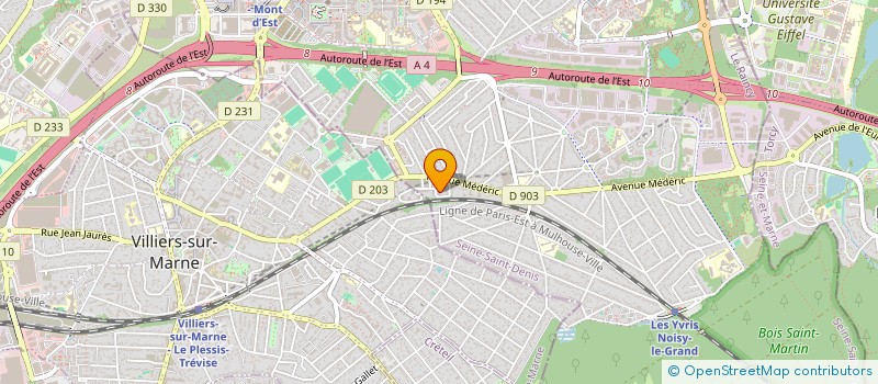 localisation de l'entreprise TDK FRET à NOISY-LE-GRAND