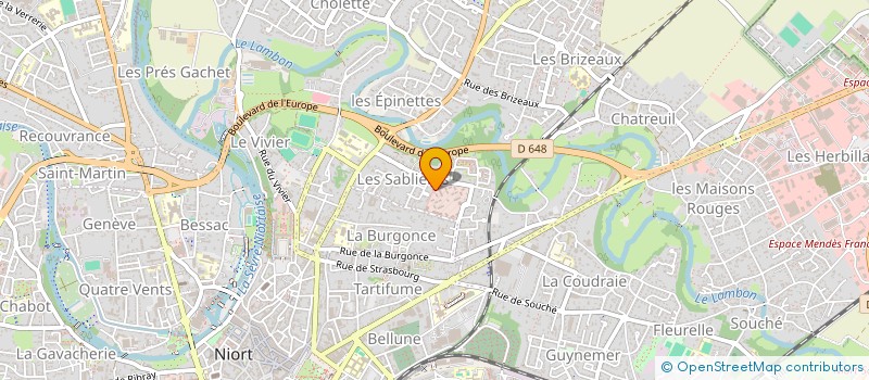 localisation de l'entreprise TDKA  NIORT