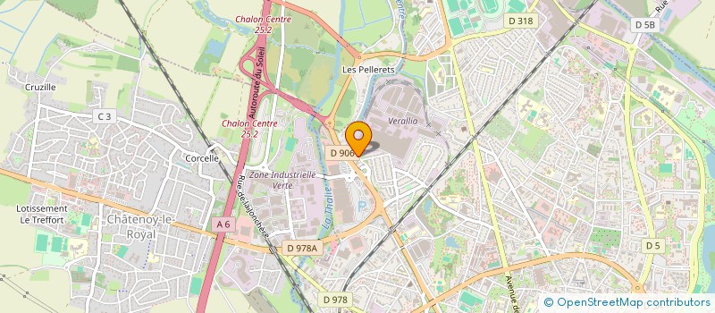 localisation de l'entreprise TDL à CHALON-SUR-SAONE