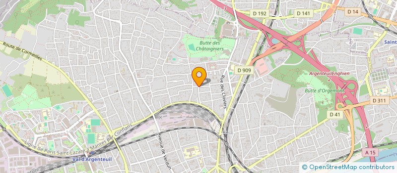 localisation de l'entreprise TDL  ARGENTEUIL