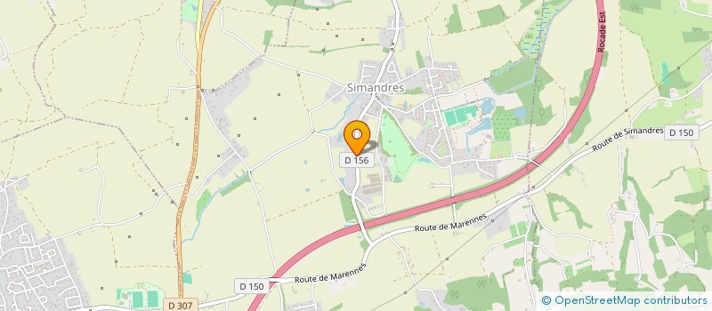 localisation de l'entreprise TDL  SIMANDRES