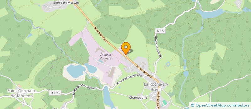 localisation de l'entreprise TDL SARL  LA ROCHE-EN-BRENIL