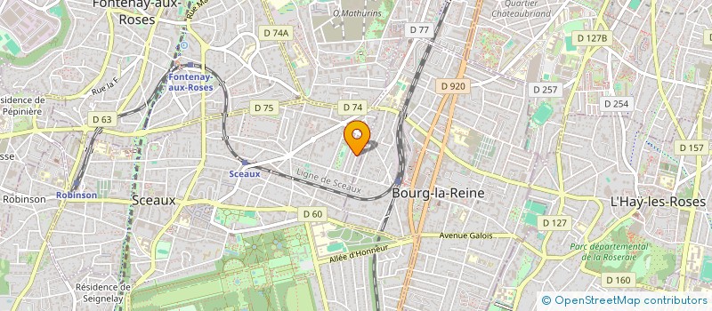 localisation de l'entreprise TDL SCEAUX  SCEAUX