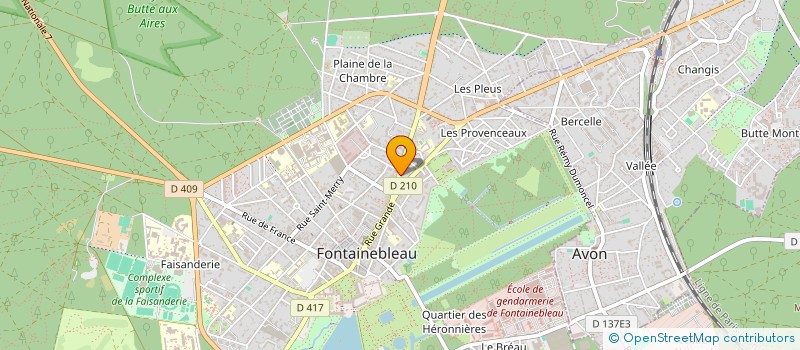 localisation de l'entreprise TDL SERVICES à FONTAINEBLEAU