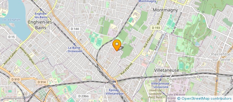 localisation de l'entreprise TDLB  DEUIL-LA-BARRE