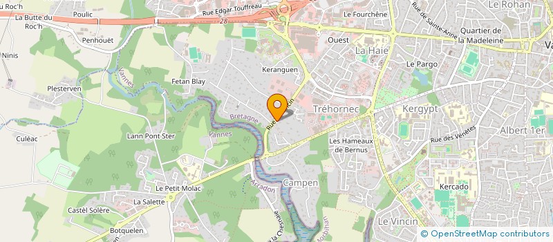 localisation de l'entreprise TDLB à VANNES
