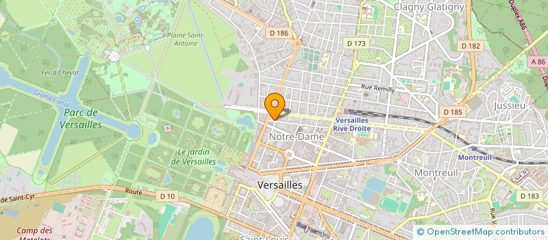 localisation de l'entreprise TDLC PARTICIPATIONS à VERSAILLES