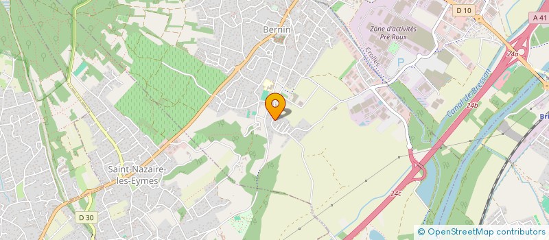 localisation de l'entreprise TDLCR  BERNIN