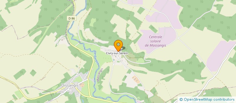 localisation de l'entreprise TDLH  MASSANGIS