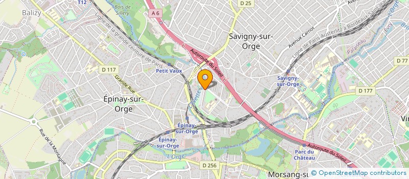 localisation de l'entreprise TDLH IMMOBILIER à SAVIGNY-SUR-ORGE