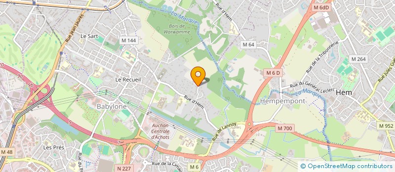 localisation de l'entreprise TDLT à VILLENEUVE-D'ASCQ