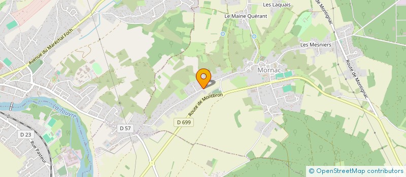 localisation de l'entreprise TDM 16 à MORNAC