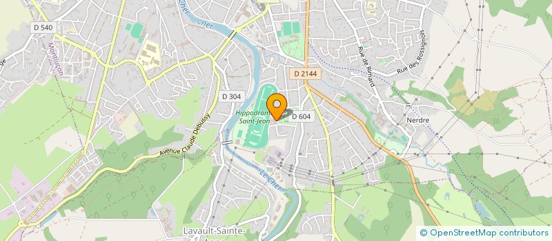localisation de l'entreprise TDM à MONTLUCON