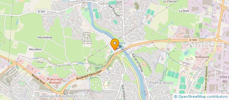 localisation de l'entreprise TDM 53 IMMOBILIER  CHANGE