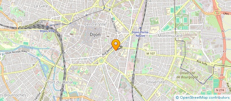 localisation de l'entreprise TDM  DIJON