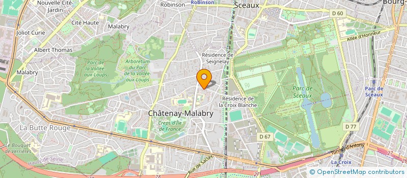 localisation de l'entreprise TDM à CHATENAY-MALABRY