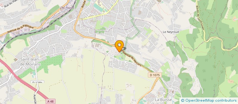 localisation de l'entreprise TDM  LA BUISSE