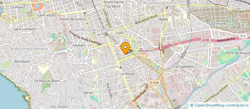 localisation de l'entreprise TDM à MARSEILLE
