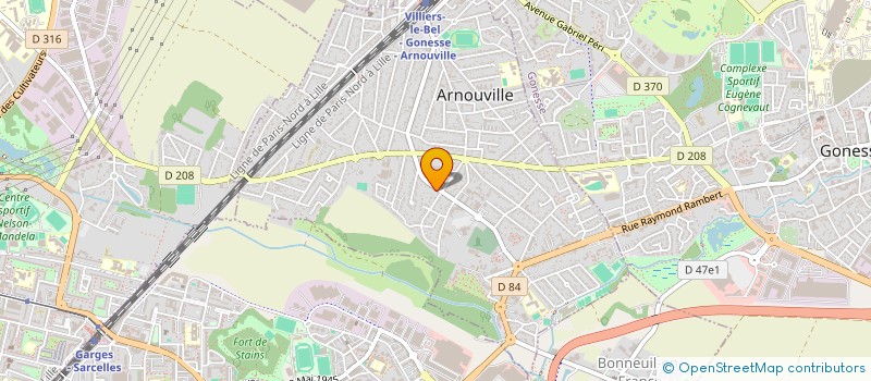 localisation de l'entreprise TDM  ARNOUVILLE