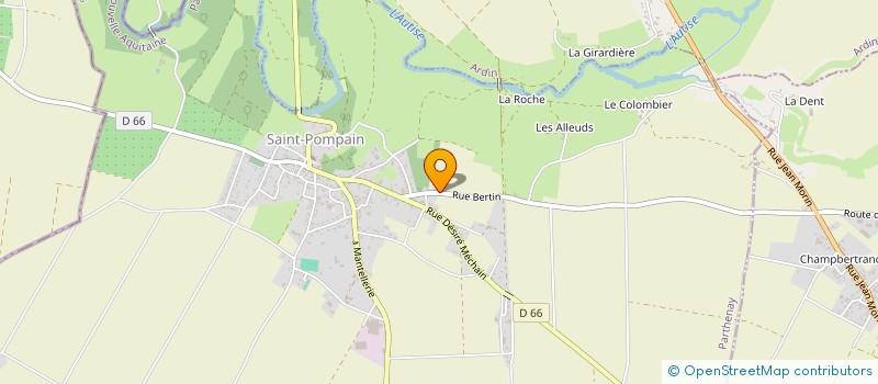 localisation de l'entreprise TDM  SAINT-POMPAIN