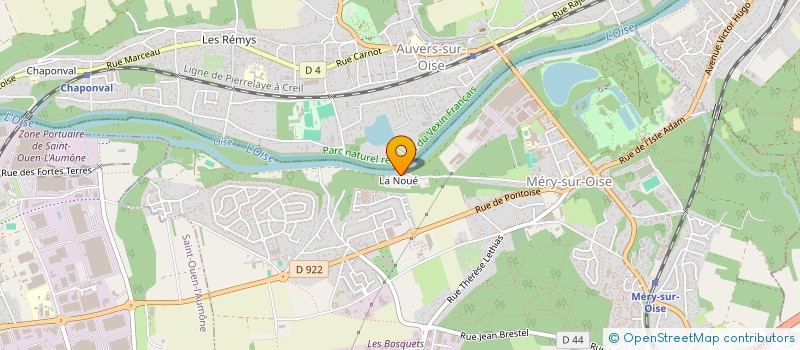 localisation de l'entreprise TDM  MERY-SUR-OISE