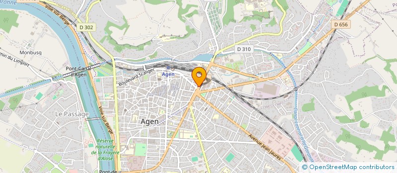 localisation de l'entreprise TDM AQUITAINE  AGEN