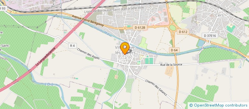 localisation de l'entreprise TDM AUTO  VILLENEUVE-LES-BEZIERS