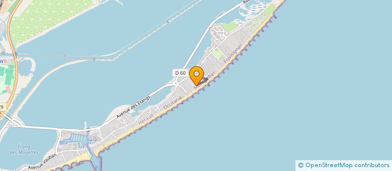 localisation de l'entreprise TDM CAPITAL  FRONTIGNAN