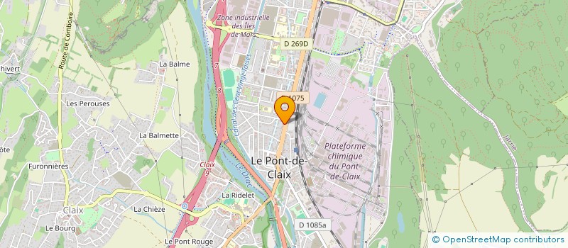 localisation de l'entreprise TDM CONCEPT à LE PONT-DE-CLAIX