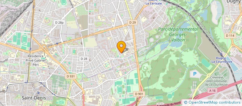 localisation de l'entreprise TDM EXPRESS à SAINT-DENIS