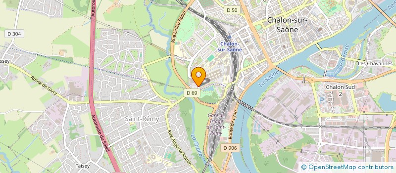 localisation de l'entreprise TDM FANTA à CHALON-SUR-SAONE