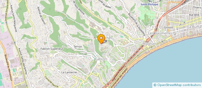 localisation de l'entreprise TDM LOGISTIC à NICE